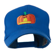 Halloween Jack O Lantern Pumpkin Embroidered Cap