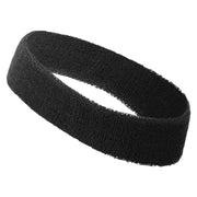 Lama Sihouette Embroidered Head Band (Terry) - Black OSFM