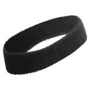 Lama Sihouette Embroidered Head Band (Terry) - Black OSFM