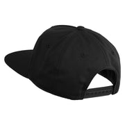 Yellowstone National Park Embroidered Cotton Flat Bill Cap - Black OSFM