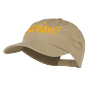 Jackpot Embroidered Washed Cap