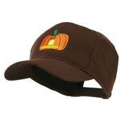 Halloween Jack O Lantern Pumpkin Embroidered Cap