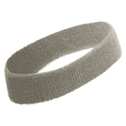 Lama Sihouette Embroidered Head Band (Terry) - Lt-Grey OSFM