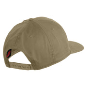 USAF Retired Embroidered Solid Cotton Twill Cap - Khaki OSFM