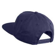 Yellowstone National Park Embroidered Cotton Flat Bill Cap - Navy OSFM