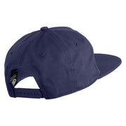 Yellowstone National Park Embroidered Cotton Flat Bill Cap - Navy OSFM