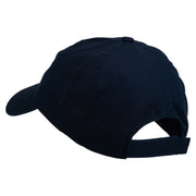 Jet Powered with wave Embroidered Washed Cap