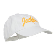 Jackpot Embroidered Washed Cap