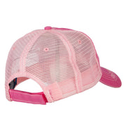 Mama Bear Embroidered Low Profile Cotton Mesh Cap