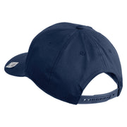 US Marine Corps Emblem Design Embroidered Solid Cotton Twill Pro Style Cap - Navy OSFM