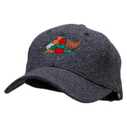 Cornucopia Embroidered Heather Polyester Low Profile Cap - Heather-Charcoal OSFM