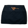 Running Cheetah Embroidered 3 Pockets Chef's Apron - Navy OSFM