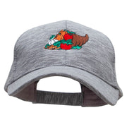 Cornucopia Embroidered Heather Polyester Low Profile Cap - Heather-Grey OSFM