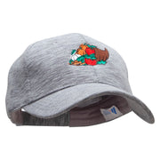 Cornucopia Embroidered Heather Polyester Low Profile Cap - Heather-Grey OSFM