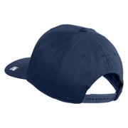 Veteran US Air Force Embroidered Solid Cotton Twill Cap - Navy OSFM