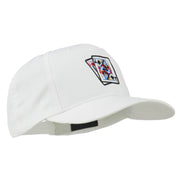 Pinochle Card Game Embroidered Cotton Twill Cap