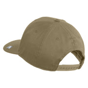 Veteran US Air Force Embroidered Solid Cotton Twill Cap - Khaki OSFM