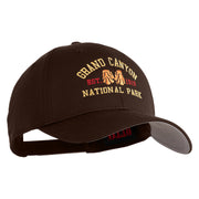 Grand Canyon National Park Embroidered Baseball Cap - Dark Brown OSFM