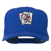 Pinochle Card Game Embroidered Cotton Twill Cap