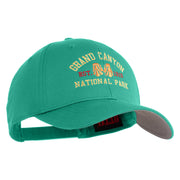 Grand Canyon National Park Embroidered Baseball Cap - Cactus Green OSFM