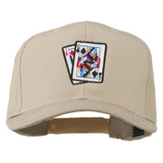 Pinochle Card Game Embroidered Cotton Twill Cap