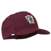 Pinochle Card Game Embroidered Cotton Twill Cap