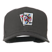 Pinochle Card Game Embroidered Cotton Twill Cap