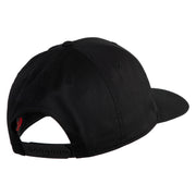 Retired US Air Force Embroidered Solid Cotton Twill Cap - Black OSFM