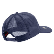 Licensed 1st Special Forces Command Embroidered Solid Cotton Twill Mesh Prostyle Cap - Navy OSFM