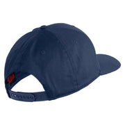 Marines Letter Embroidered Solid Cotton Twill Pro Style Cap - Navy OSFM
