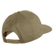 Retired US Air Force Embroidered Solid Cotton Twill Cap - Khaki OSFM