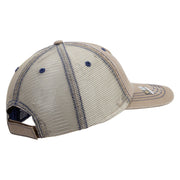 Licensed 17th Airborne Division Veteran Embroidered Low Profile Special Cotton Mesh Cap - Khaki OSFM