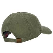 Jolly Rogers Skull Embroidered Washed Cotton Twill Cap