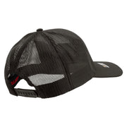 Licensed 1st Special Forces Command Embroidered Solid Cotton Twill Mesh Prostyle Cap - Charcoal OSFM