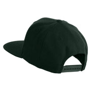 Rio Grande River Embroidered Wool Blend Snapback Cap - Spruce OSFM