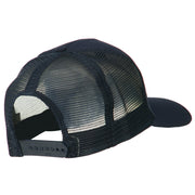 Jolly Roger Skull Patched Mesh Cap