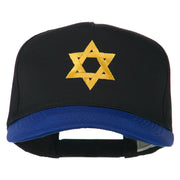 Jewish Star Embroidered Pigment Dyed Cap