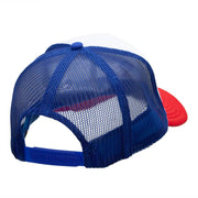 4th Of July Star Embroidered Foam Panel Mesh Snapback