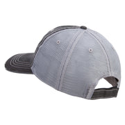 Licensed 1st Special Forces Command Embroidered Low Profile Special Cotton Mesh Cap - Black OSFM