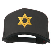 Jewish Star Embroidered Pigment Dyed Cap