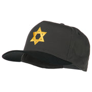 Jewish Star Embroidered Pigment Dyed Cap