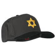 Jewish Star Embroidered Pigment Dyed Cap