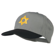 Jewish Star Embroidered Pigment Dyed Cap