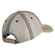 Licensed 1st Special Forces Command Embroidered Low Profile Special Cotton Mesh Cap - Khaki OSFM