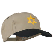 Jewish Star Embroidered Pigment Dyed Cap