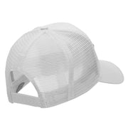 US Air Force Jet Fan Shape Patched Cotton Mesh Cap