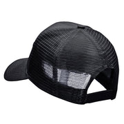 US Air Force Jet Fan Shape Patched Cotton Mesh Cap