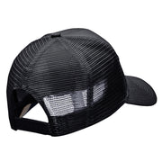 US Air Force Jet Fan Shape Patched Cotton Mesh Cap