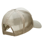 US Air Force Jet Fan Shape Patched Cotton Mesh Cap