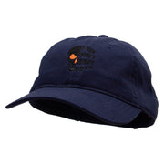 I am Only Half Dead Embroidered Low Profile Dyed Cotton Twill Cap - Navy OSFM